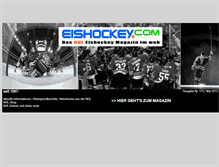 Tablet Screenshot of eishockey.com
