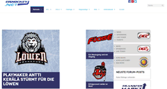 Desktop Screenshot of eishockey.net